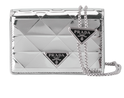 Mini Triangle Wallet On Chain, front view